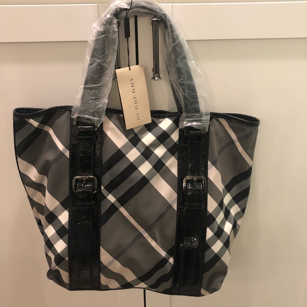 Burberry Nylon Tote and Wallet